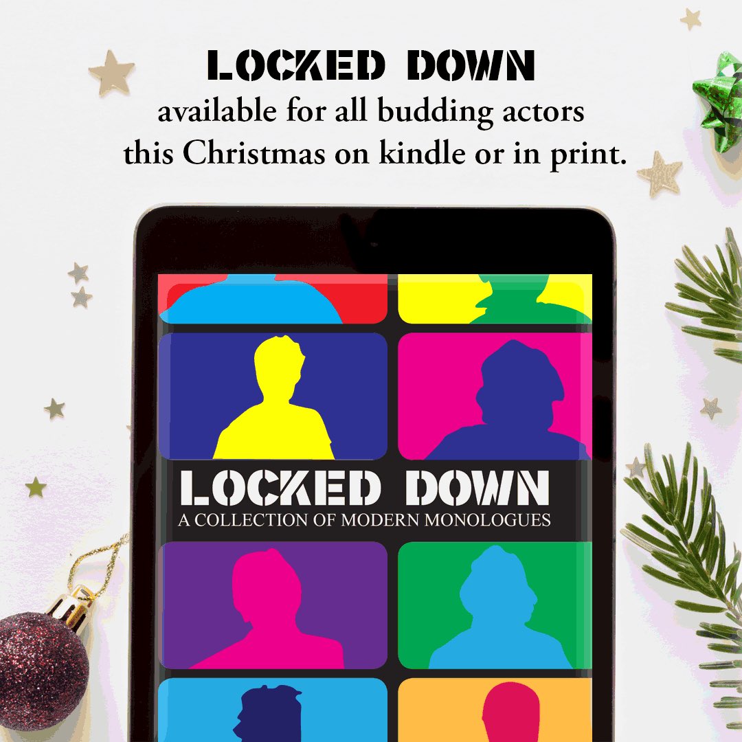 Here is a very special project I embarked upon during #lockdown #lockeddown #modernmonologues #speakthespeech #writtenbyactors #poetic #hilarious #creative #spooky #humane #thisChristmas amazon.com/Locked-Down-co…