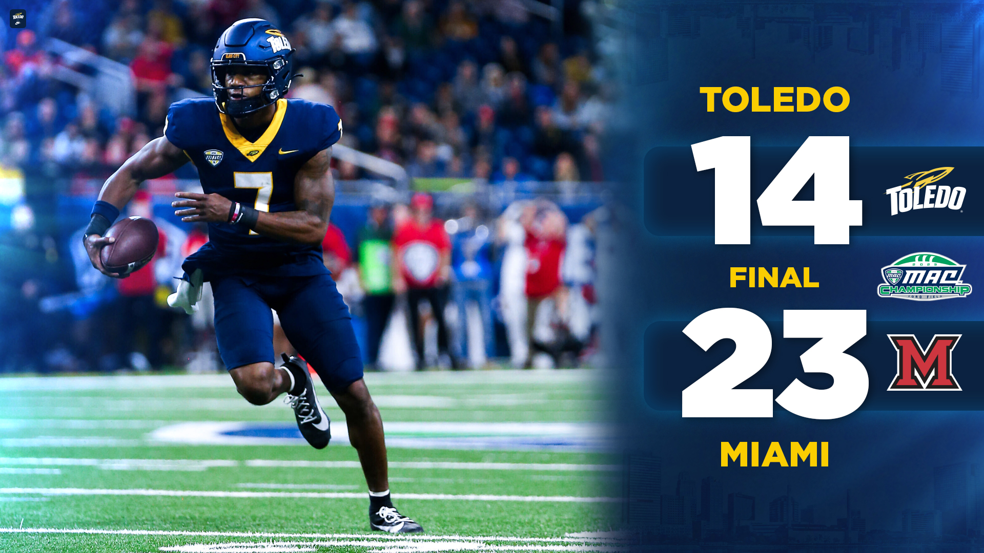 Toledo football sale score