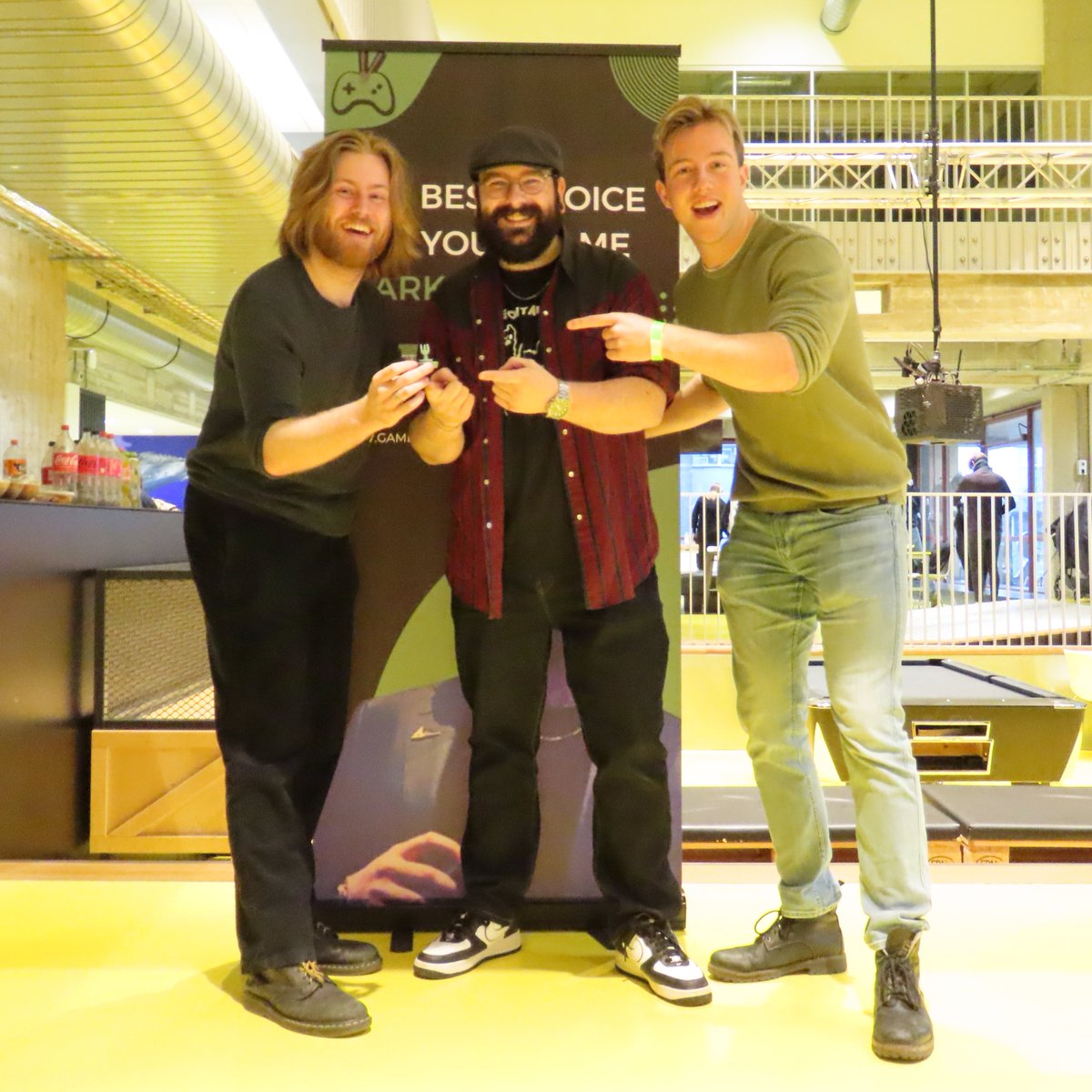 Congratulating the winners of the 3rd place in The Game Tastings today! 🏆

They won an Editorial Package of getting coverage of 5 of our Editorial Team Members.

Be sure to follow <a href="/JamPics_Games/">JamPics 🍓</a> for their upcoming game called Footsy! ⚽️