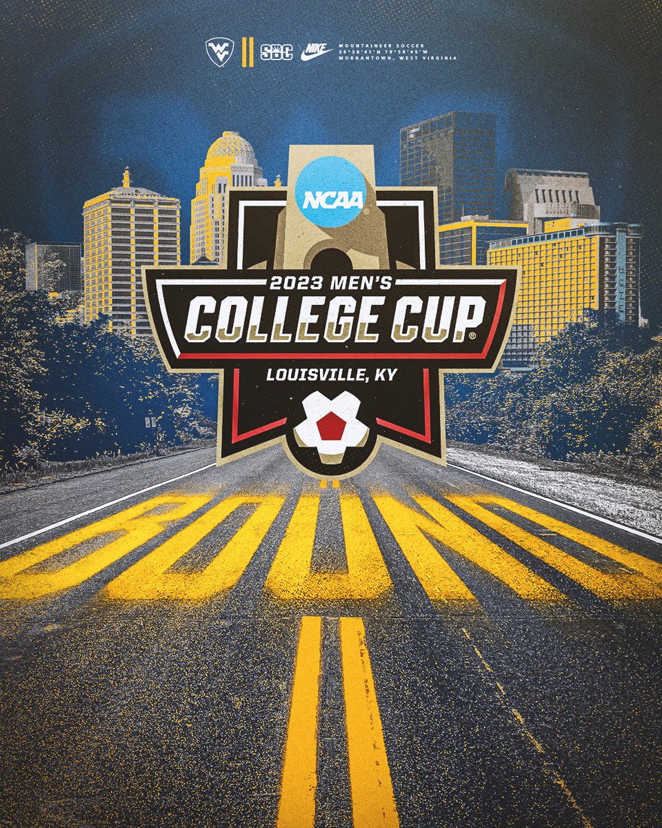 WVUMensSoccer's tweet image. THE ROAD CONTINUES ON TO LOUISVILLE!!

#HailWV