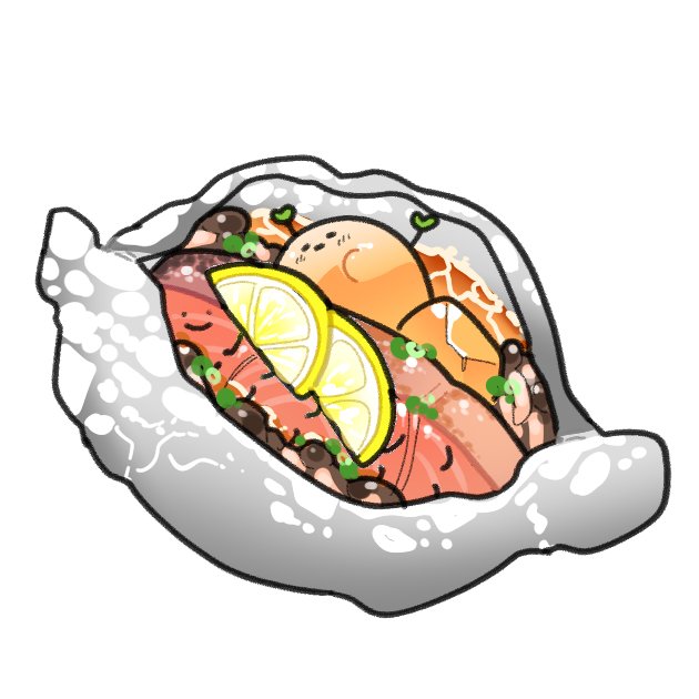 アシイッパイシャケのホイル焼き 