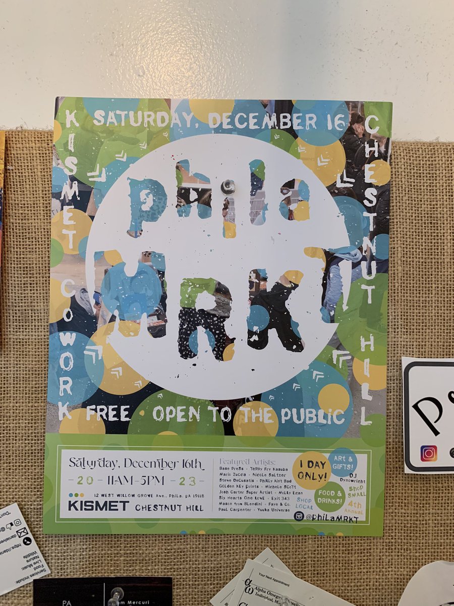 Keep an eye out as you might start seeing our flyers around town. See you in 2 weeks! #philamrkt2023