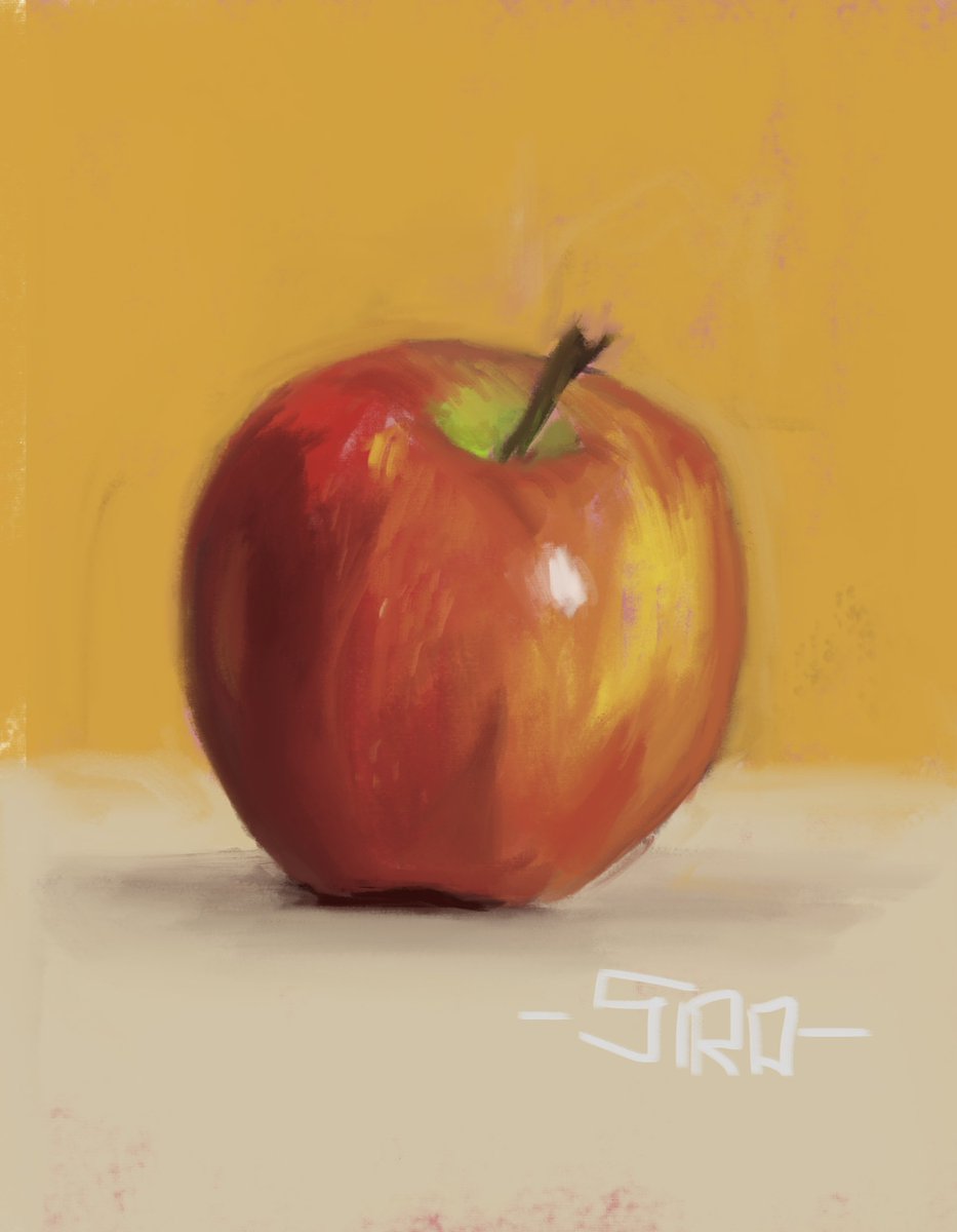 Siro_gane's tweet photo. A last few days watching Oil painting tutorial on youtube, then I try to apply on digital media. 

Jadi ini dia xixix

#stillifepainting #digitalpainting #artidn https://t.co/eT9Dzt9RKF