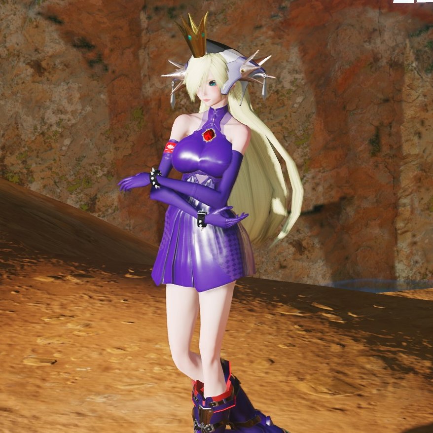 ZAROs14's tweet photo. ワルピーチ再現した　＃ワルピーチ　#PSO2NSG_SS 　#メンテの日じゃないけどss貼る https://t.co/mhe7V0Ksz9