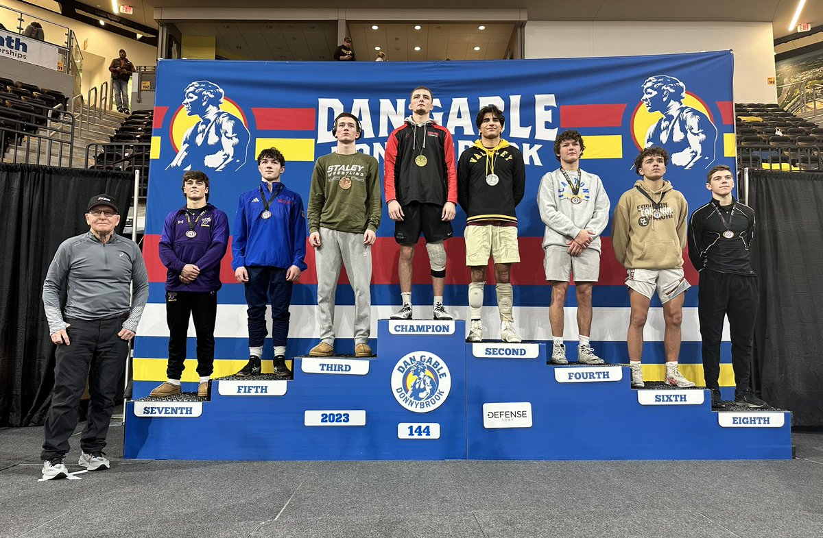 JoshuaBarlage's tweet photo. Jayden Haueter is your 2023 Dan Gable Donnybrook Runner-Up at 144Lbs.🥈🦅 https://t.co/Ov9rzAqEtN