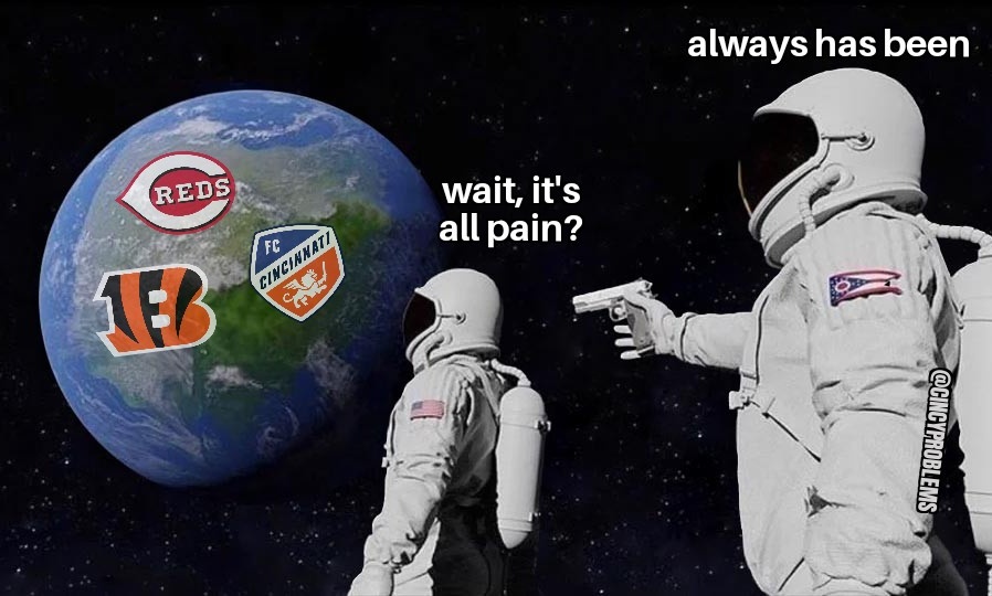 CincyProblems's tweet image. when will it end... #pain