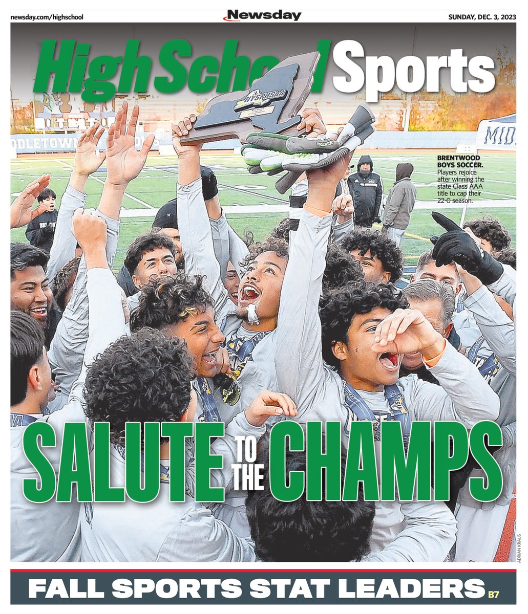 ⭐️Newsday's Sunday
High School Sports Cover⭐️

SALUTE to the CHAMPS

<a href="/APSE_sportmedia/">APSE</a>