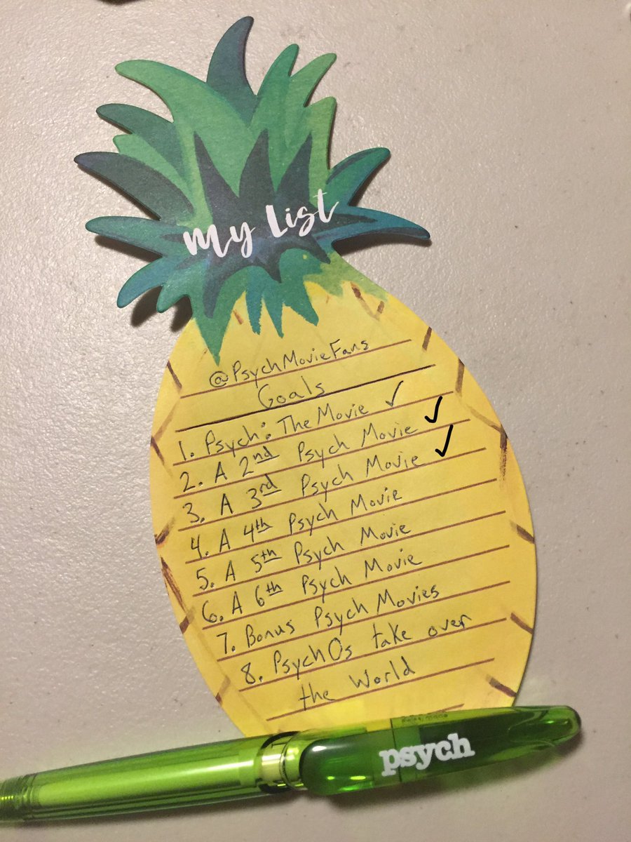 PsychMovieFans's tweet photo. Repeat after me-

" #Psych4Ever " https://t.co/UPWVa0YgIO