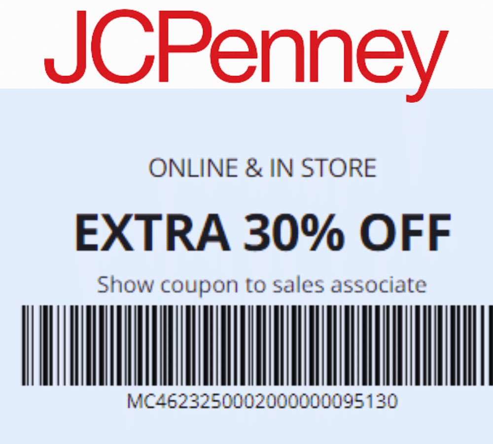 DealsFinders.blog on X: Extra 30% off at JCPenney, or Online Extra 30% off  at JCPenney, or Online  #JCPenney   / X