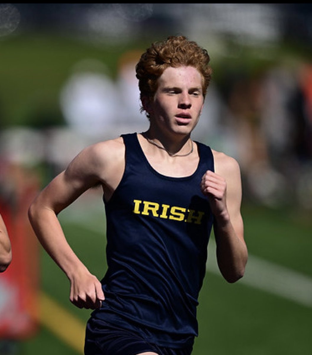 RosemountCC's tweet photo. Irish ☘️ Ryan Mulrooney ‘23 of Georgetown wins his 1000 m debut at the Youree Spence-Garcia Meet at St John’s in 2:26.90. https://t.co/mC96XvPll4