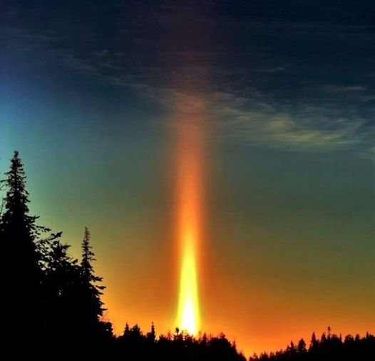 Miren que bonito #Sunpillar desde finlandia.