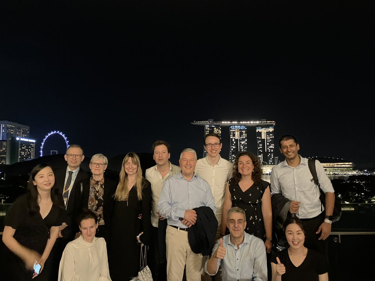 A Great 2nd day at #ESMOAsia23! It was really nice to be with all the Group of #ESMOLGP Asia 2023 and so many inspiring and wonderful people @AlbigesL @DucreuxMichel @GPentheroudakis @EvelynWongYT @matteolambe @DrLizConnolly @herbloong and many more Thank you so much @myESMO