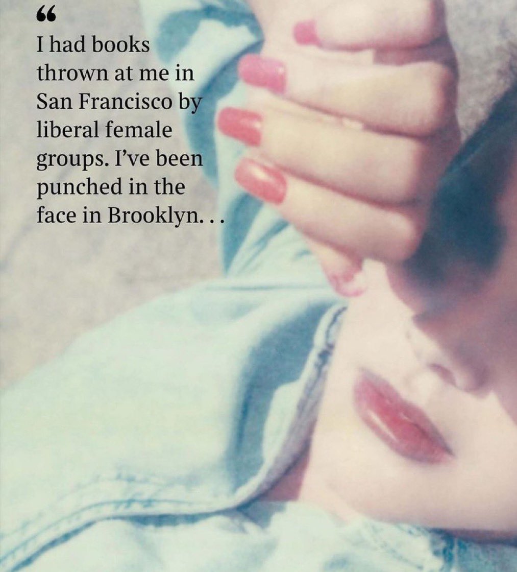 LDRCRAVE's tweet photo. “I had books thrown at me in San Francisco by liberal female groups. I’ve been punched in the face in Brooklyn”

- Lana Del Rey via Times https://t.co/HE5jaeY7SX