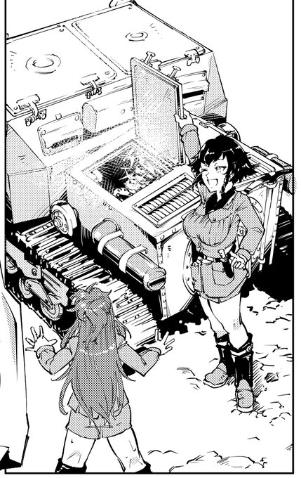 フザけてんのかこの作画カロリー
戦車描きまくっとる人は本当にすげえですよ 