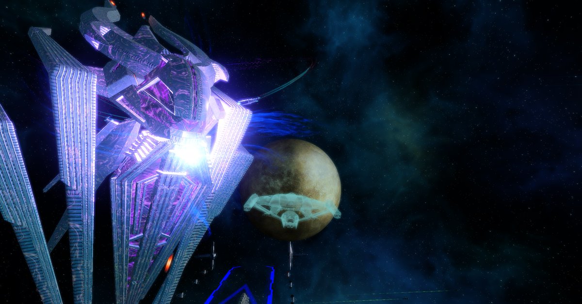 TREFAYNE's tweet image. &quot;I like this ship. You know, it&apos;s exciting!&quot; Even with a cloaking device :) #StarTrekOnline #NXRefit