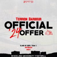 blessed to be reoffered by wheeling university 🙏🏽!