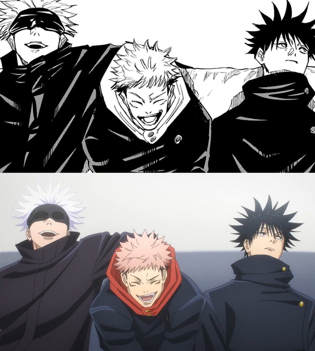 anime_shots's tweet photo. Manga vs Anime https://t.co/gWv7euQHzV