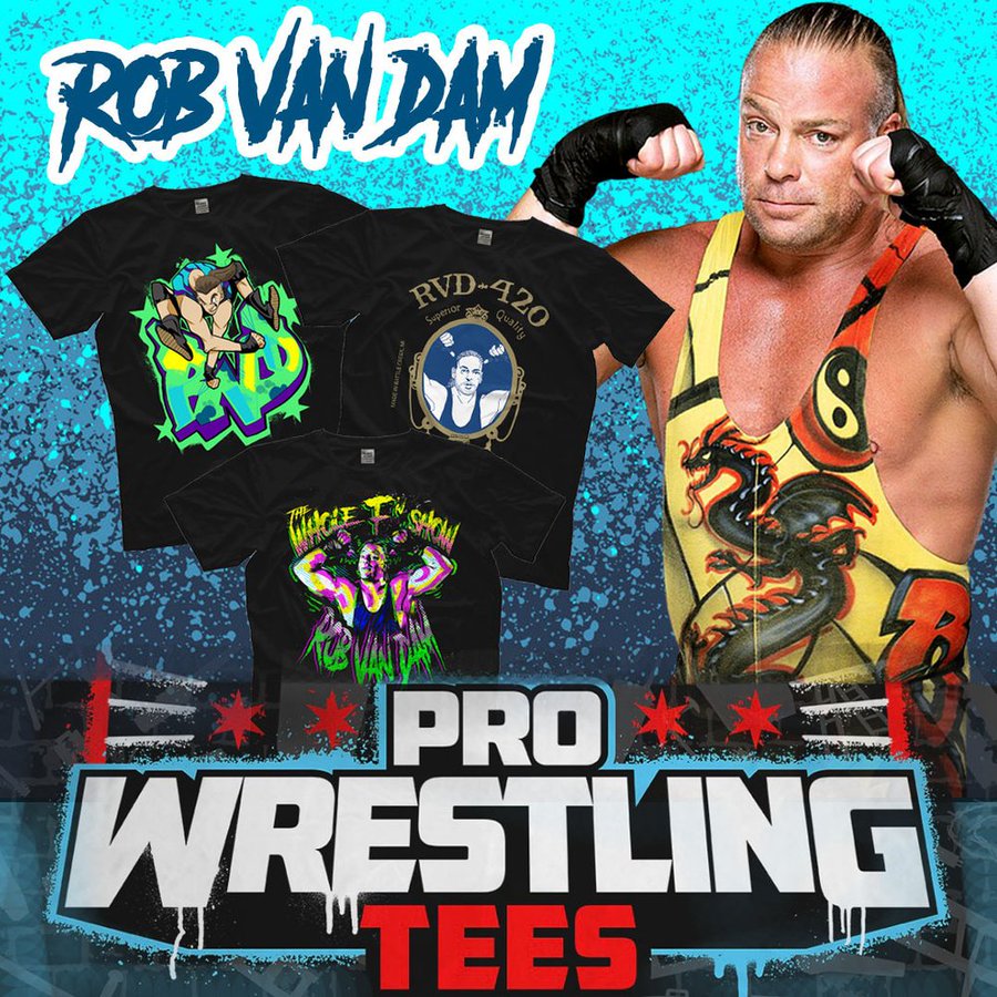 The Whole F'N Show, R-V-D! Get your official T-Shirts today! ProWrestlingTees.com/RVD @PWTees @OneHourTees
