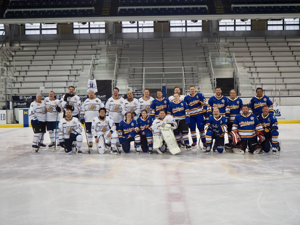 the5HL's tweet photo. Got the call up from @ModSquadHockey - couldn’t say no for another opportunity to play tendy at @YostIceArena #goblue 〽️

📷: JR Boucicaut https://t.co/DjYaik9aqP