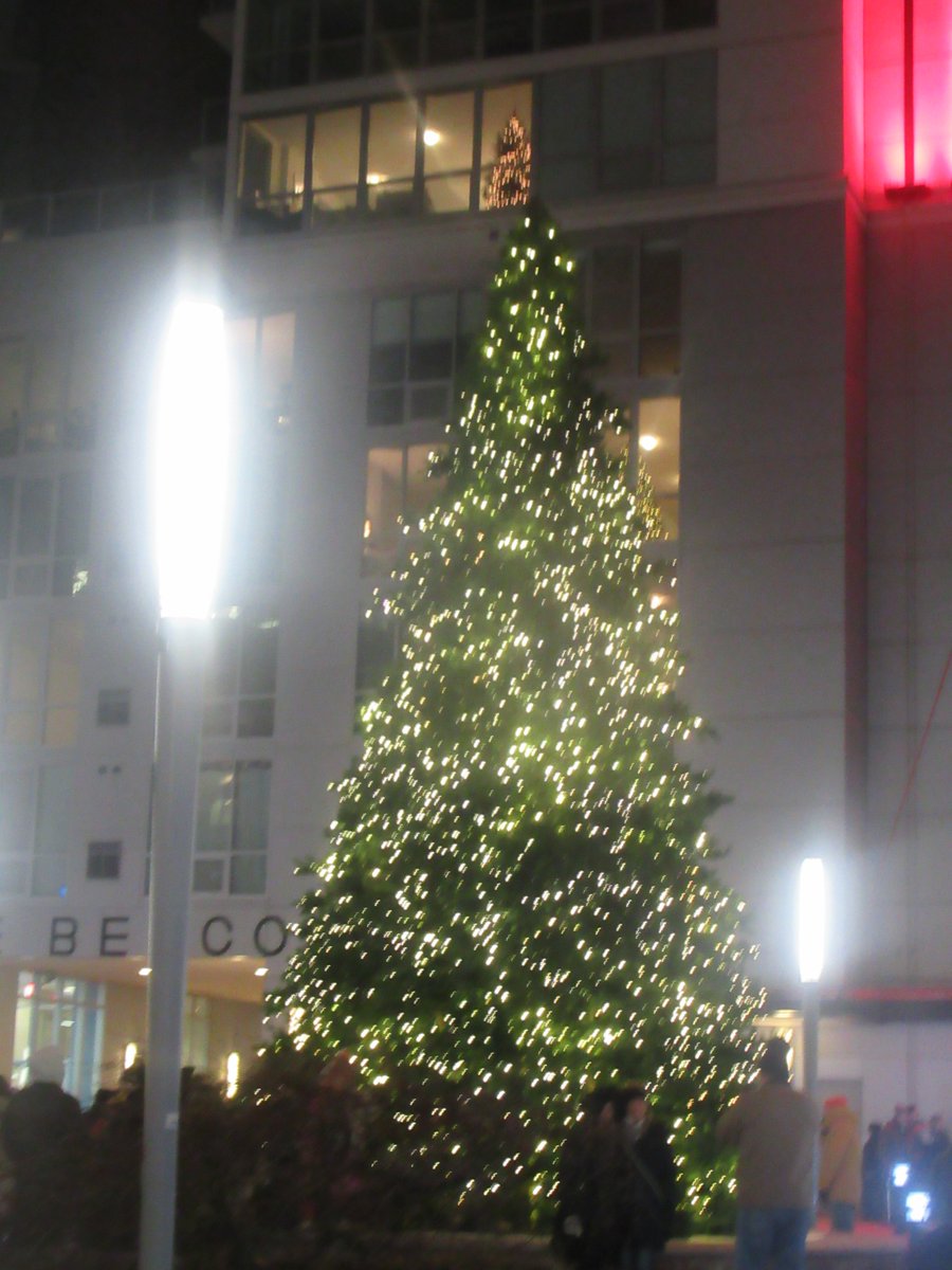 QOTDCT's tweet image. #RecentlyInCT / #ChristmastimeInCT:
Here are some scenes from the tree-lighting ceremony @CityOfStamford's #HarborPoint on Wednesday [11/29/2023].