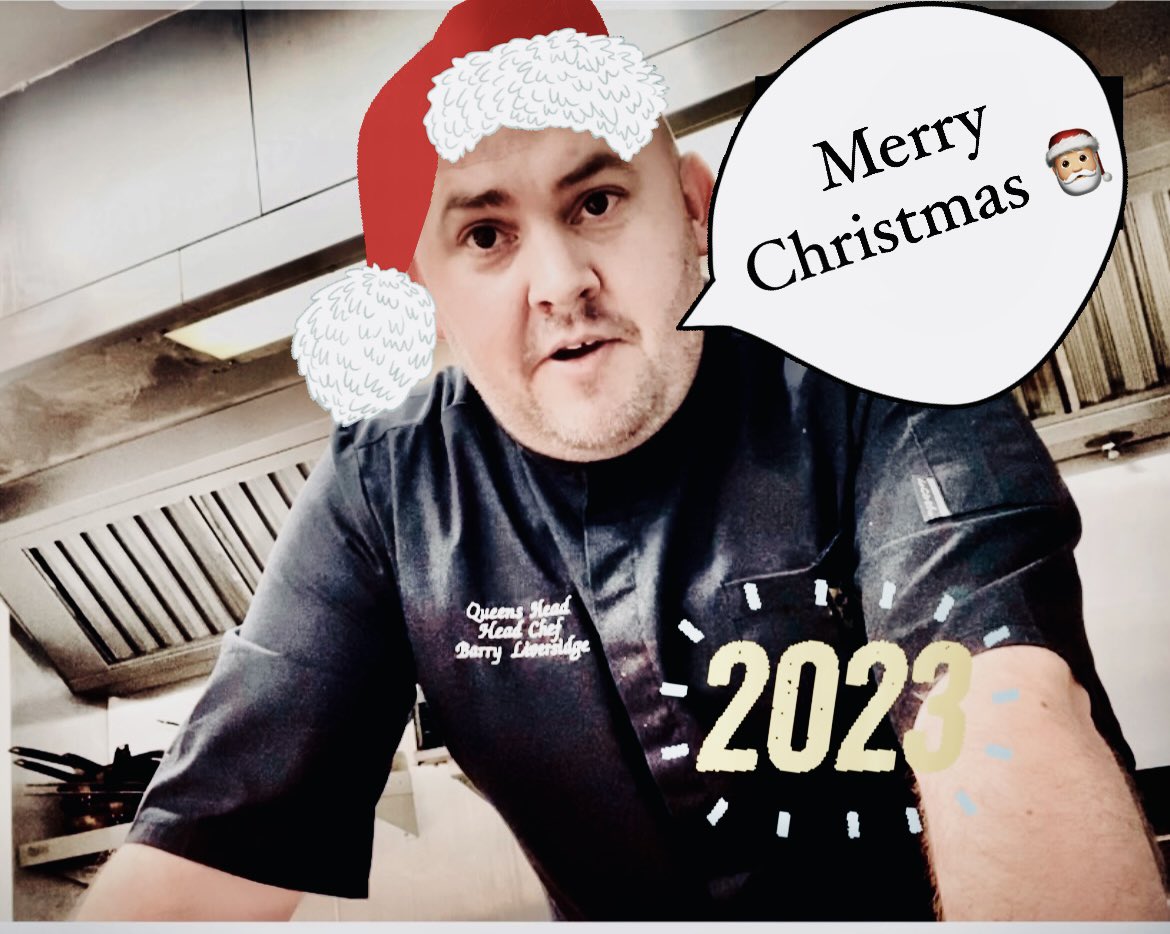 I just want to wish you all
A great Christmas 2023 and look forward to seeing you @QueensKirkby during December. 
We have great menus available all through December.
#chefoftheyear 
#Christmas2023 
#FestiveGetTogether 
#awardwinning 
#LincsConnect 
#lincsconnectchristmas  ❤️❤️