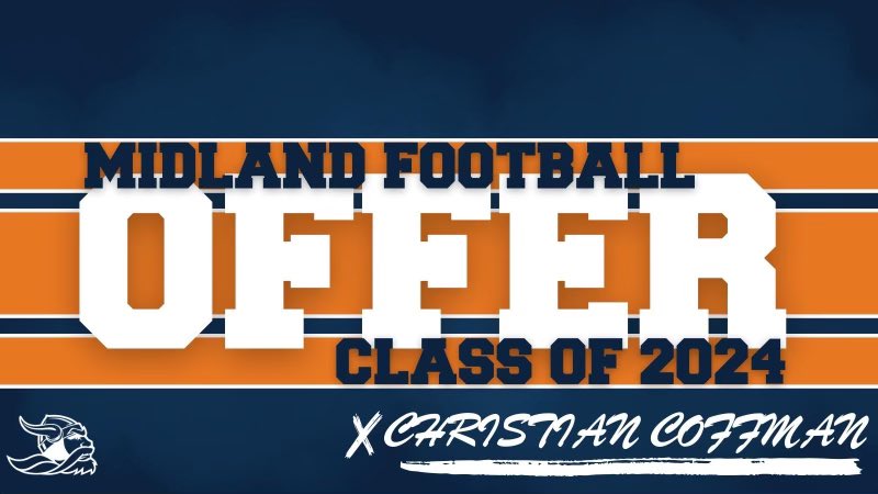 Excited to receive an offer from Midland University! <a href="/CoachJamrog/">MU Coach Jeff Jamrog</a> <a href="/coachgoulet/">Jack Goulet</a> <a href="/MidlandU_FB/">Midland Football</a>