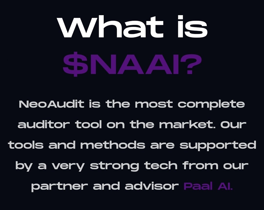 Chad_Pumpiano's tweet photo. ๐๐ค Excited to share my experience with @NeoAuditAI, a game-changing Gem (~2 Million Marketcap) in the #crypto auditing space! Advised by #PaalAI, it's the most comprehensive auditing tool I've seen so far.๐
The #NeoAudit tool has been meticulously crafted over months, incorporating various technologies, solidity scans, and a unique in-house rug detection system. Plus, it's backed by a machine learning model trained to spot potential scams. ๐ต๏ธโโ๏ธ๐
Their #ChatAI is incredible! It's like having a knowledgeable friend you can ask anything about crypto. Whether you're a newbie or a seasoned trader, it's a fantastic resource. ๐๐ฌ
The #SniperAI is another standout feature. This professional sniping bot helps identify opportunities and snipe them effectively. It's like having a personal trading assistant. ๐ฏ๐
What really sets @NeoAuditAI apart is its all-in-one approach. It doesn't just use automated tools for initial checks, but also expert-based audit outputs. Plus, it's trained on 100k+ previous scams, making it a vigilant guardian against potential threats. ๐ก๏ธ๐
The #NeoAuditBot provides quick and thorough audits in natural language, including multiple rug scans and a contract check. It's like having a skilled auditor at your fingertips. ๐๐ค
#SniperAI and #ChatAI, both powered by #PaalAI, are like your personal trading advisor and crypto tutor. They elevate your trading game and keep you informed about the crypto world. ๐ง ๐ผ
The Advanced Token Scan gives a full analysis of any token you're considering trading, ensuring you make informed decisions. ๐ต๏ธโโ๏ธ๐
Lastly, the #ResearchAI fetches opportunities from various social media platforms and the web, providing summarized reports. It's like having a diligent researcher working for you 24/7. ๐ก๐
In summary, @NeoAuditAI is an all-in-one solution for crypto auditing, trading, and learning. It's a must-have tool for anyone in the crypto space. ๐๐ #CryptoAudit #CryptoTrading #CryptoEducation ๐๐