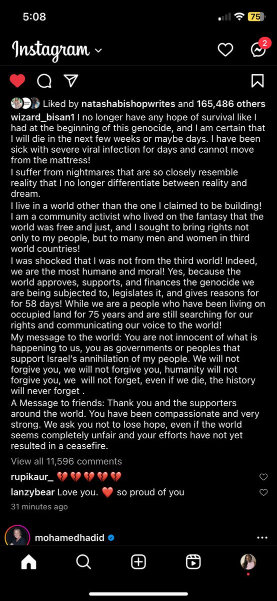 Update from Bisan 

Don’t stop talking
Don’t stop posting
#FreePalenstine