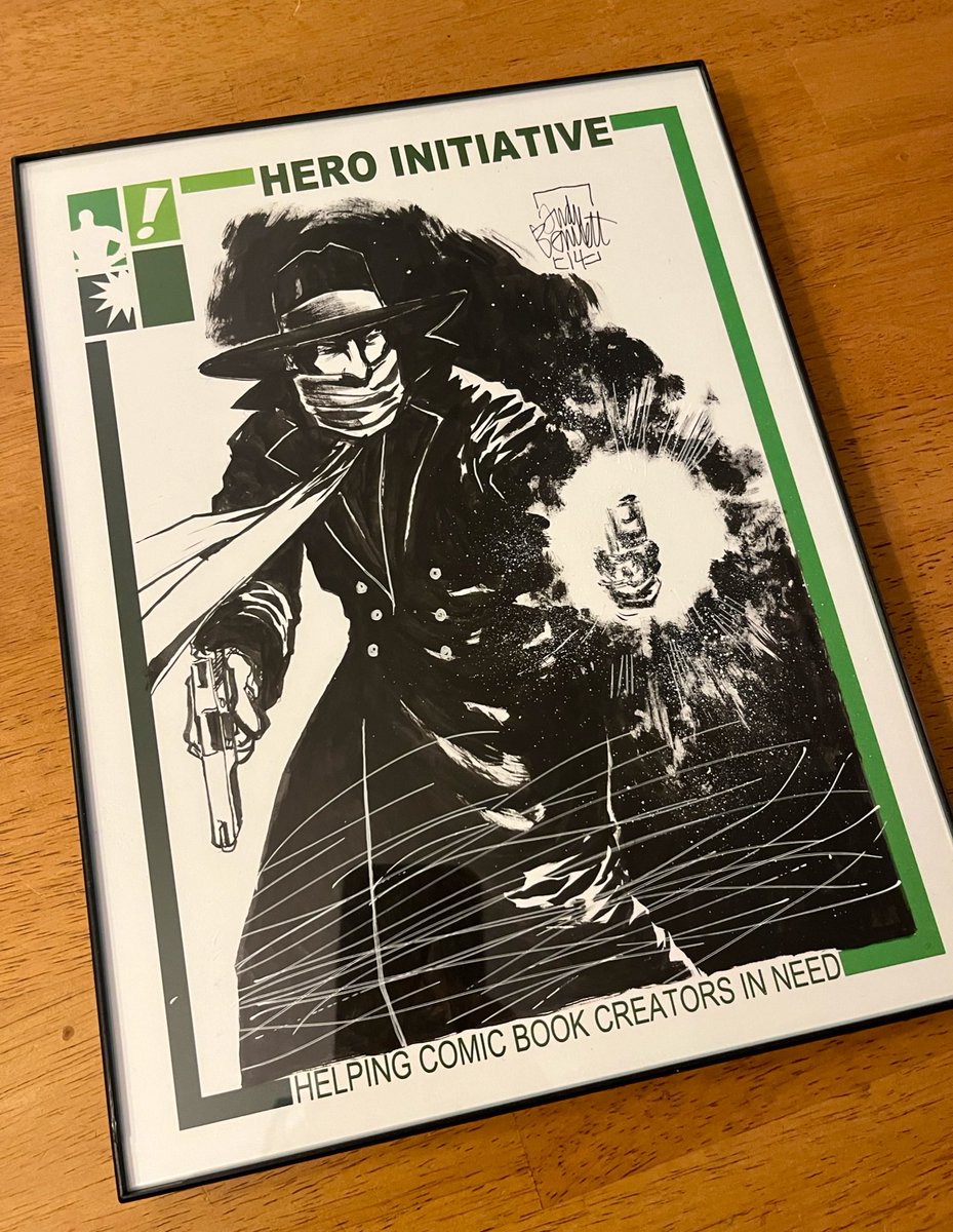 carolcollector's tweet photo. Whenever I go to a Con, I always make a note to buy one thing from the @heroinitiative booth. 

The Shadow was calling me. https://t.co/IBzMFIwYxM