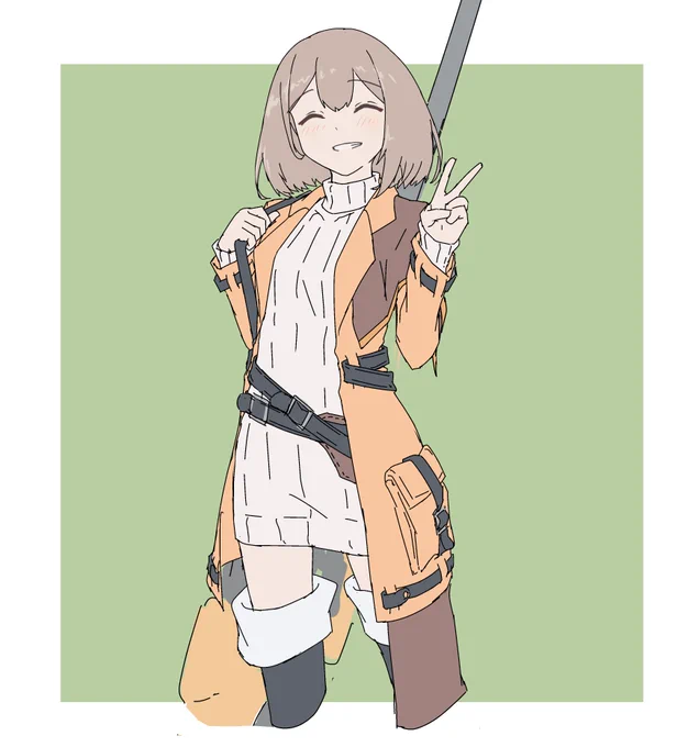 #oc  リールちゃんの誕生日です。おめ!!!!!!!