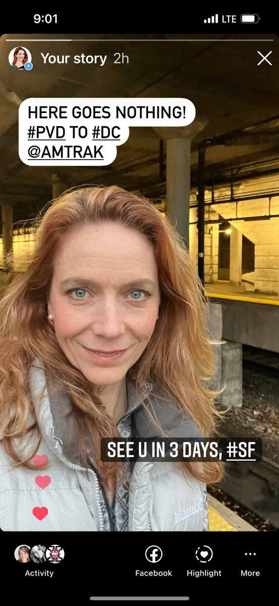 Come with me as I make my way from Providence to San Fran on my #traintoAGU. The 3.5 day journey began at 7am today. I’ve been #flyingless since 2017, but this is a next level experiment with <a href="/amtrak/">Amtrak</a>. 🧵