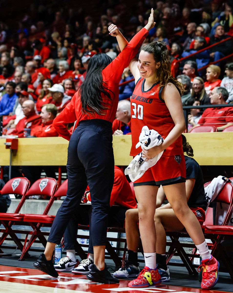 UNMLoboWBB's tweet photo. That winning feeling.
#GoLobos https://t.co/oAWJ0Vdnaj