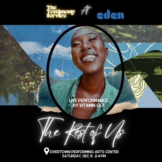 Testify_Serve's tweet photo. Come vibe with your loved ones in culture and spirit as we celebrate The Rest of Us!

- Free Event
- Open Mic
- Live performances and DJ Sets
- We got water but feel free to bring your own libations

RSVP Here: https://t.co/kJZKc64tjp

#TheRestOfUs #TheTestimonyService #ArtBasel https://t.co/5j3V4xLku4