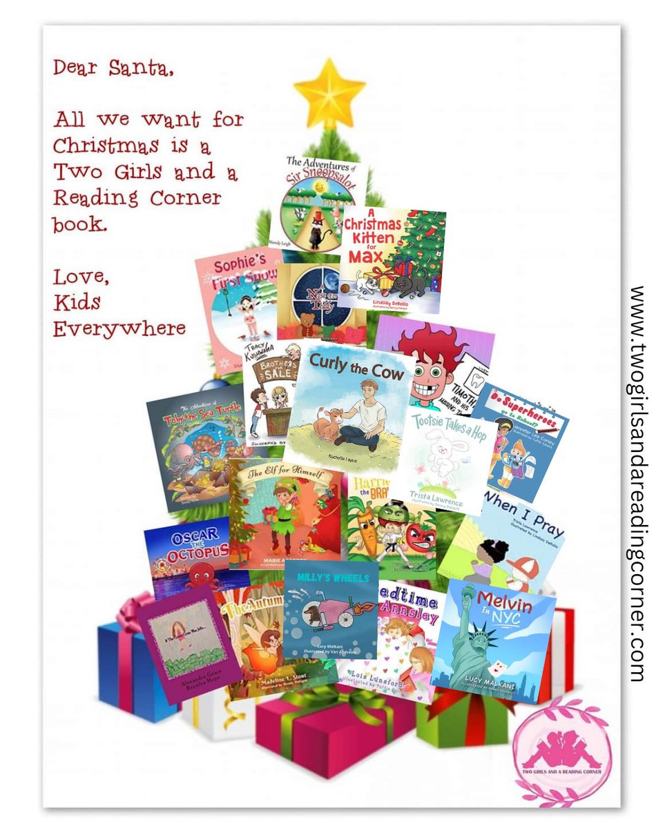 Dear Santa 🎅
All we want for Christmas is a Two Girls and a Reading Corner book📚 Love ❤️
Kids Everywhere🌎
twogirlsandareadingcorner.com
There's so many to choose from. Check them all out on our website and get yours to complete your little one's wish list. 
#christmas
#Christmas