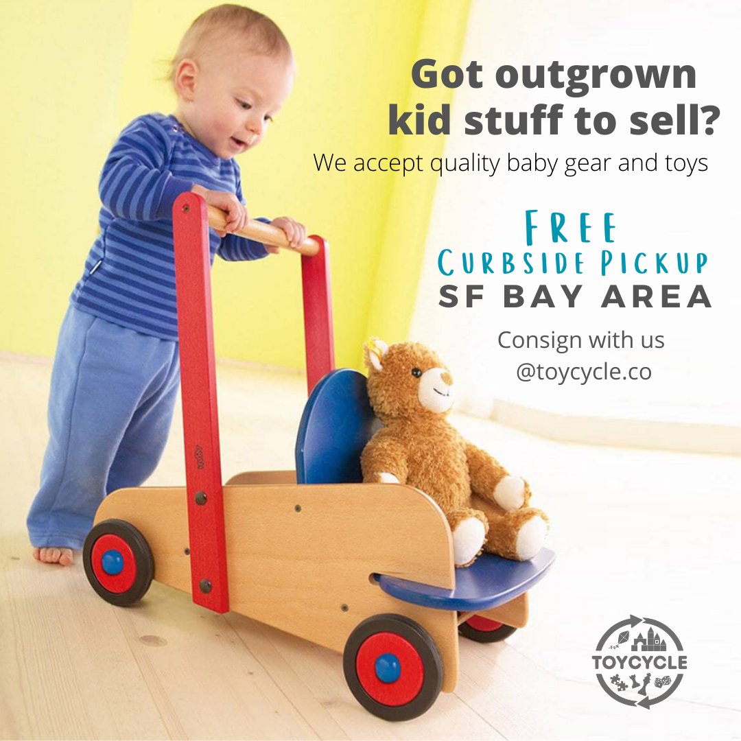 toycycleco's tweet image. Need a Pre-Holiday declutter? Live in the SF Bay Area? Take advantage of our super convenient curbside service to consign outgrown toys and baby gear now. Register via our website today!

#consignment #kidsconsignment  #kidsconsignmentonline  #kidsthriftshop #babyconsignment