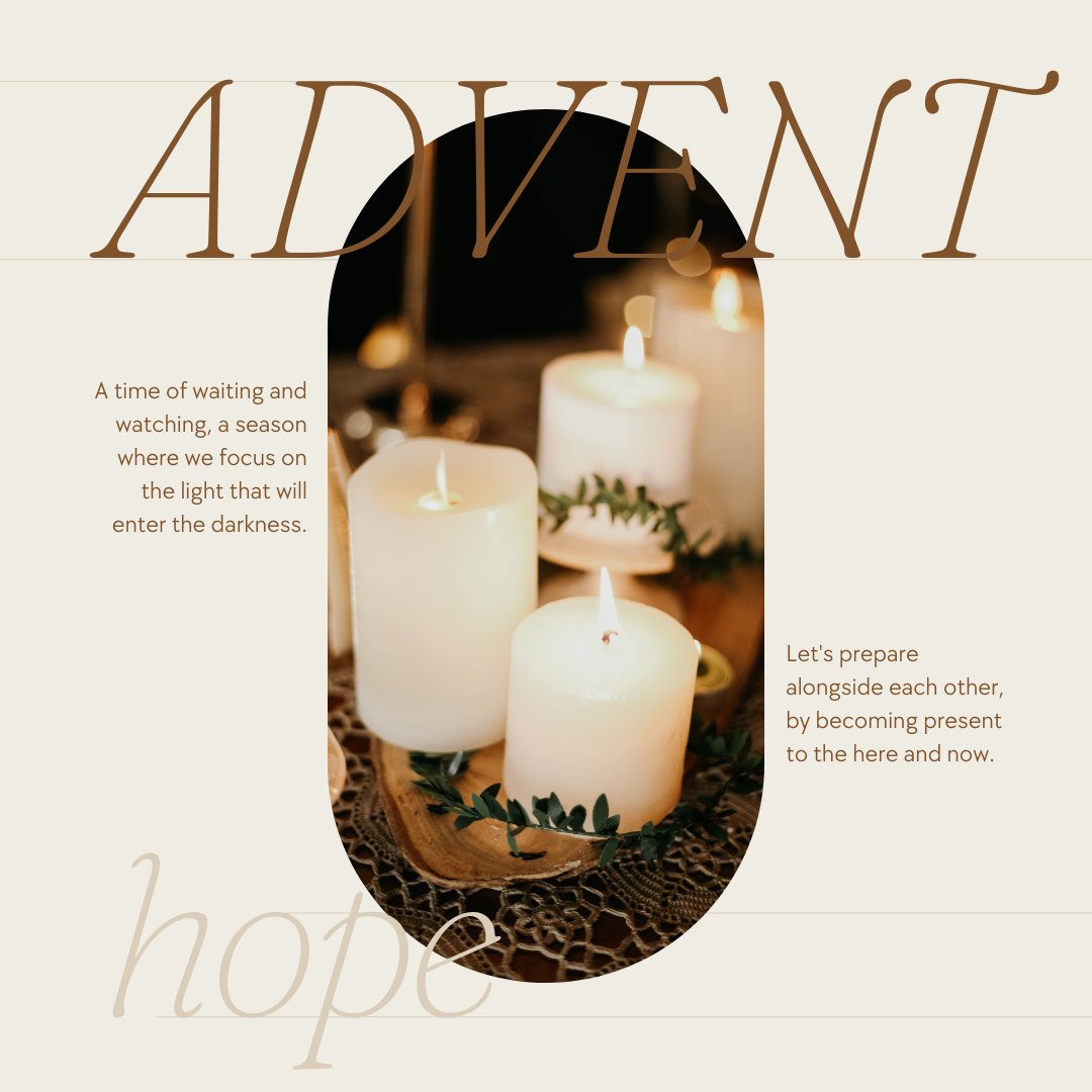 Please join us tomorrow for the first Sunday of Advent at 11 a.m.

You can join us for worship in person or online.
If you are joining online, use this link to access our live-streamed service youtube.com/live/1klumaw_w…
