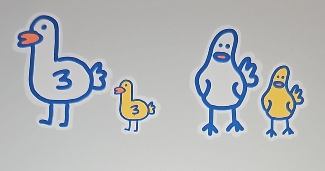 Vielleicht sind es diese seelenlosen Enten/Gänse?