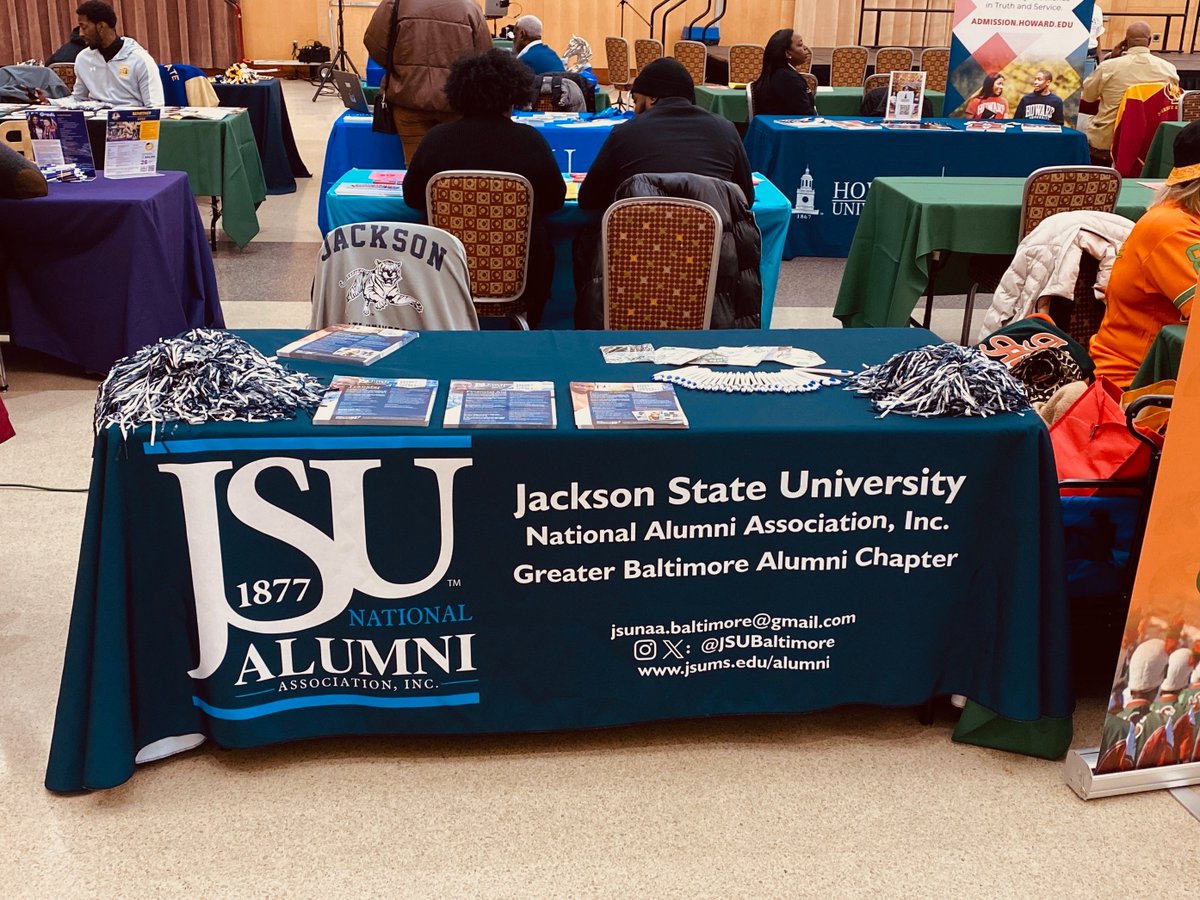 JSUBaltimore's tweet image. We are grateful to have spoken with so many Baltimore-area youth and parents today about @JacksonStateU at the Go-to-High-school, go-to-college HBCU college fair held at @MorganStateU! #TheeILove