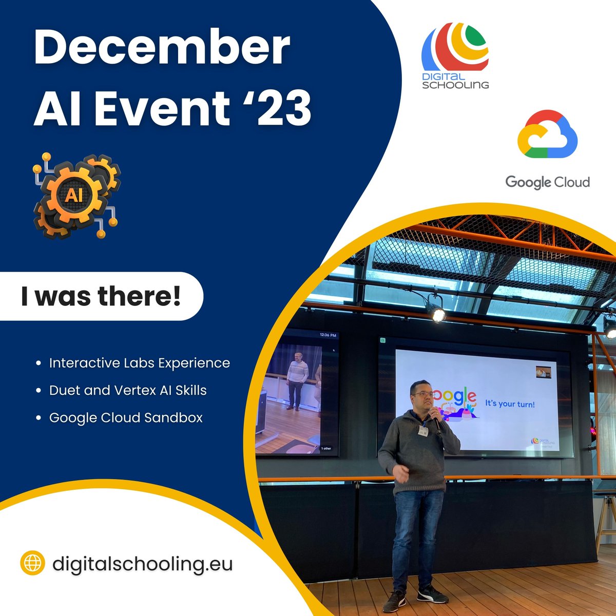 oswaldodantas's tweet photo. Excited to see so much potential to improve everyone's life with the use of AI. 

Engaging with the organizers and fellow participants was a highlight of the event. #AIforGood #GoogleAI https://t.co/UOjvaiY42r