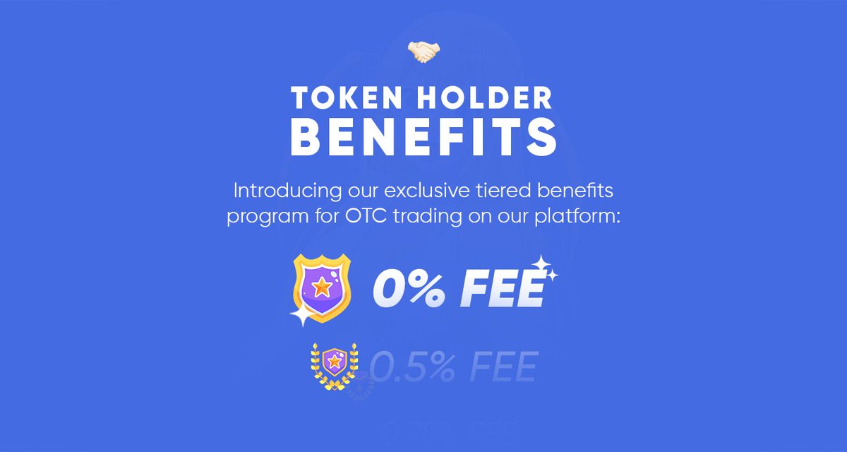 TOKEN HOLDER BENEFITS  

Introducing our exclusive tiered benefits program for OTC trading on our platform:  

Tier 1: Hold 5.000 $UU and trade with a 0% fee
Tier 2: Hold 2.000 $UU to unlock an even lower fee of 0.5%
Tier 3: Hold 1.000 $UU and enjoy a reduced fee of 0.75%