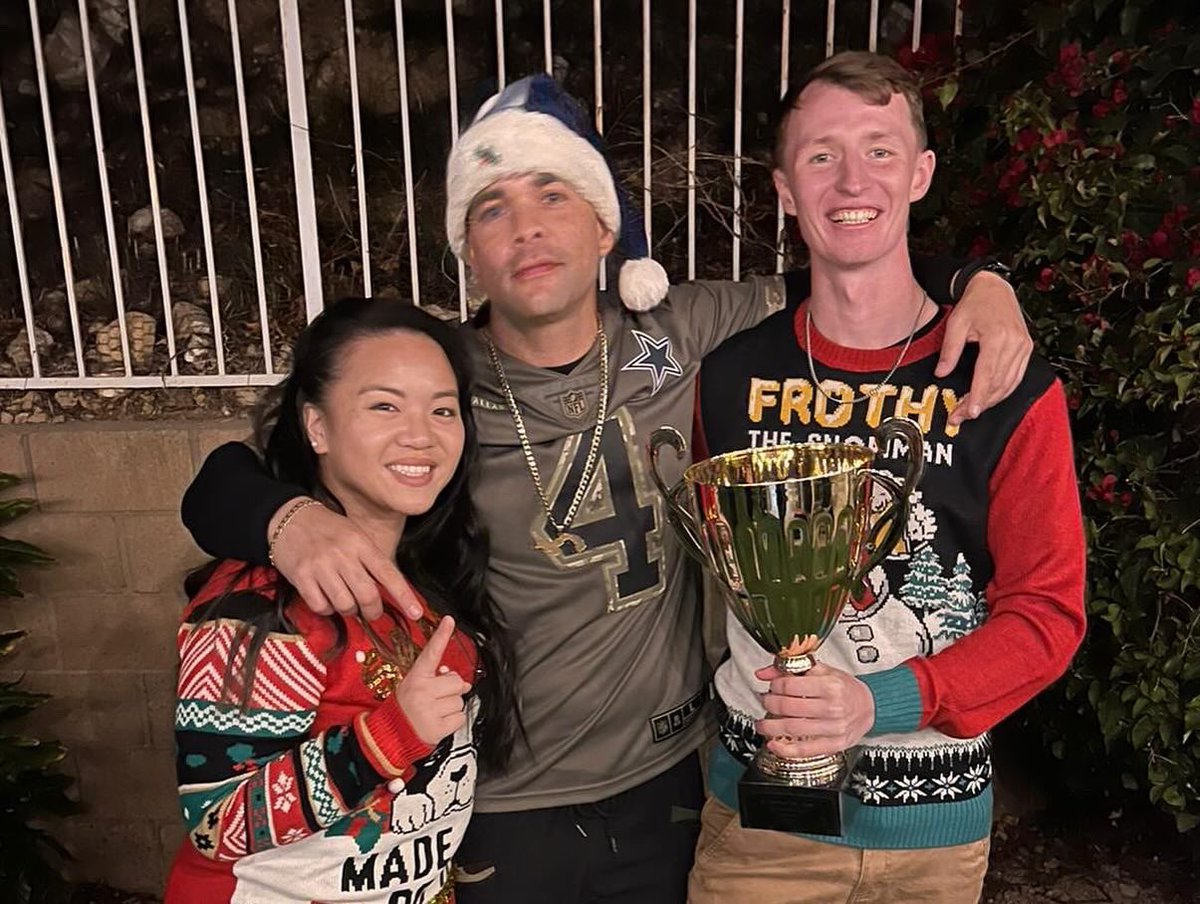Erickabernie's tweet photo. Christmas Party with the Number one company in the Battalion! Sheesshhh https://t.co/djVaDKvmzL