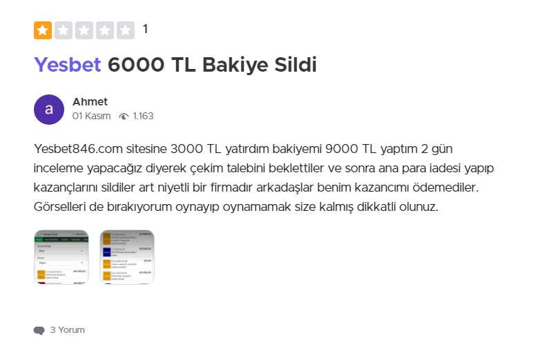 BabilbetR's tweet photo. #Yesbet 6000 TL Bakiye Sildi.

Siler Tabi Kardeşim Bunların Ödeyebilçeği Maksimum Miktar Senin Kazancın Olan 6000 TL den Bitane Sıfırı Azaltcan 600 TlL Oda Zarardaysan Sahtekar Dolandirici Oruspunun Evlatları #yesbet https://t.co/C9pFSylSsl