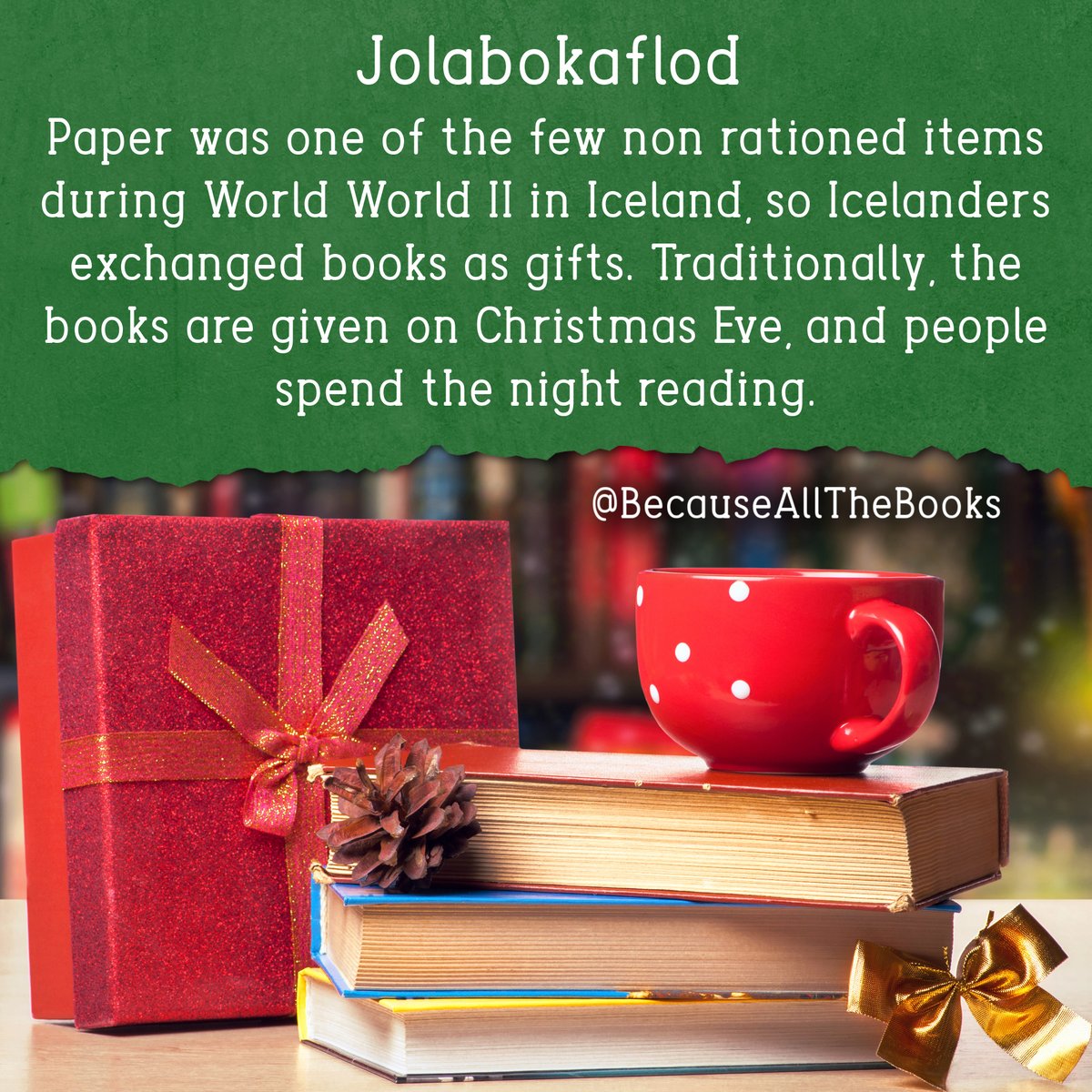 Who wants to celebrate Jolabokaflod with me on the 24th this year? Plenty of time to get ready!

#BecauseAllTheBooks #BooksAreMyLife #ReadingIsLife #BooksChangeLives  #Jolabokaflod