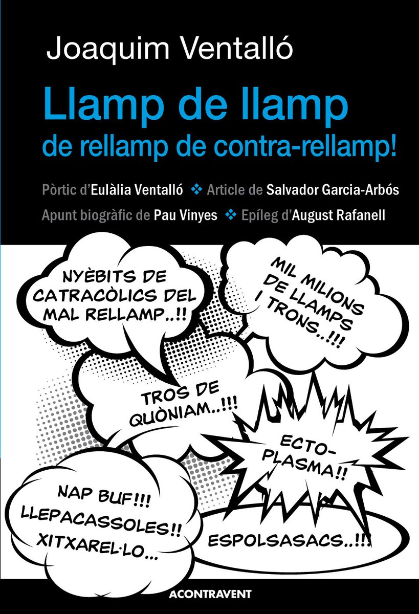 deleslletres's tweet photo. Gratapalles!
Pelacanyes!
Papamosques!
Tros de quòniam!
El periodista, polític, poeta, traductor i publicista Joaquim Ventalló va morir el 3 de desembre 1996.
Traduí les aventures de Tintín (amb 800 renecs del capità Haddock) i retransmeté per ràdio (1928) el 1r partit en català https://t.co/Ho4tQiSyt7