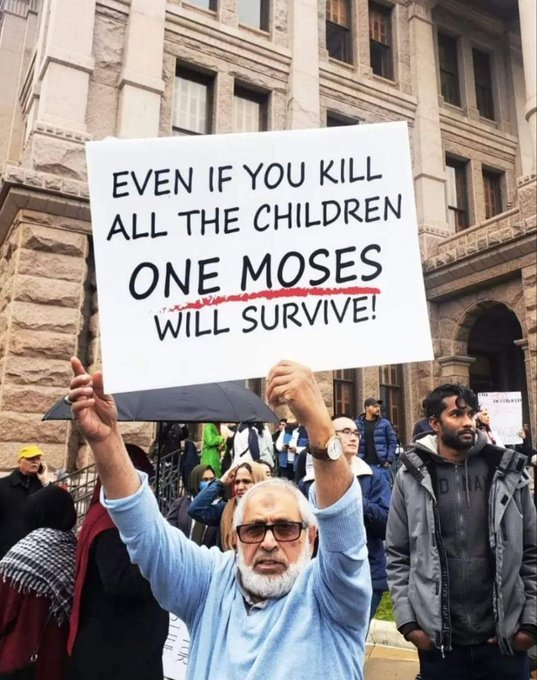 1b2_r's tweet image. "Even if you kill all the children, one Moses will survive."

Very expressive.

Israel will not escape the fate of God in its destruction of its injustice and corruption?
Pharaoh killed the children out of fear of Moses' appearance, and when God's fate came, Moses was raised in…