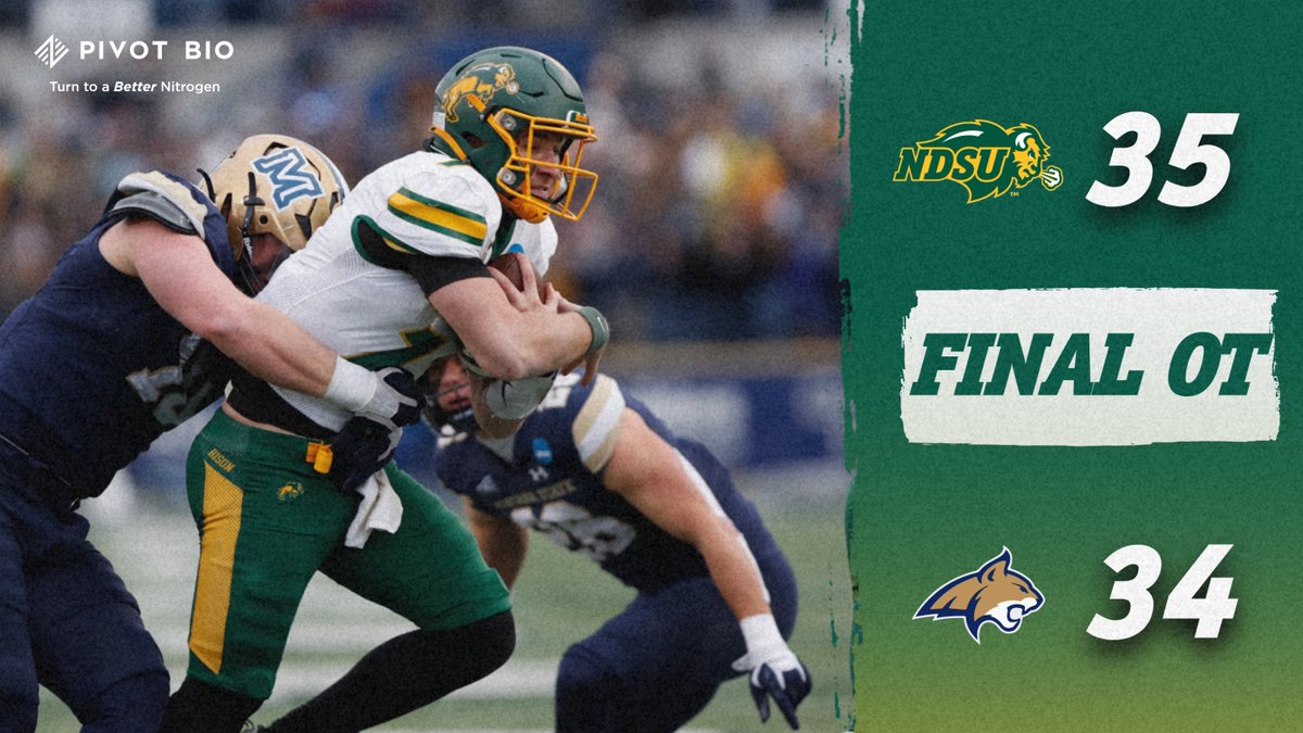 Bison win an overtime thriller in Bozeman! On to the quarterfinals!