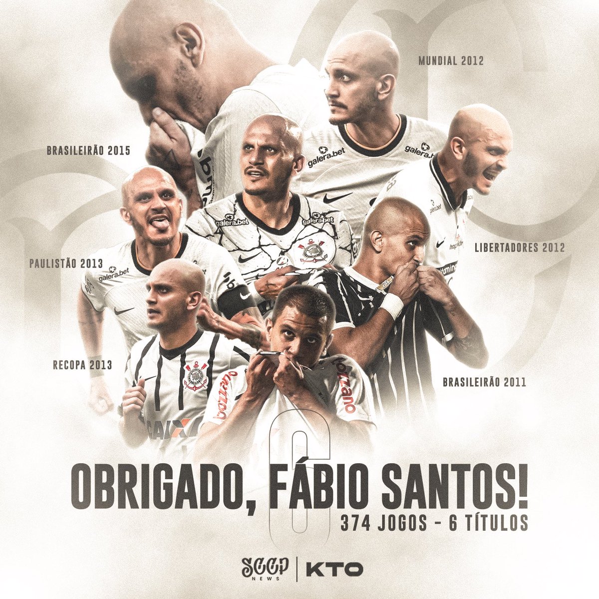 _sccpnews's tweet photo. Caro Fábio Santos,

Nós, torcedores do Corinthians, queremos agradecer por tudo o que você fez pelo nosso clube. Você é um ídolo, um campeão, um exemplo de profissionalismo e dedicação. Você honrou o manto alvinegro e nos deu muitas alegrias.

Sabemos que não é fácil se despedir de uma paixão, de uma casa, de uma família. Mas também sabemos que você merece todo o respeito e reconhecimento pelo seu legado. Você conquistou seis títulos pelo Corinthians, sendo dois Brasileiros, uma Libertadores, um Mundial, uma Recopa e um Paulista.

Você é um dos maiores laterais-esquerdos da história do Sport Club Corinthians Paulista. Você tem uma carreira vitoriosa, que nos enche de orgulho e admiração. Você é um craque, dentro e fora de campo.

Por isso, queremos te desejar toda a felicidade do mundo nessa nova etapa da sua vida. Você sempre será bem-vindo na Neo Química Arena, na Fazendinha, no Parque São Jorge, e em qualquer lugar onde houver um corinthiano. Você sempre será um de nós, um louco do bando. Você sempre será Fábio Santos, o lateral-esquerdo do Timão.

Obrigado por tudo, Fábio Santos!

Um abraço,

Torcida do Corinthians.