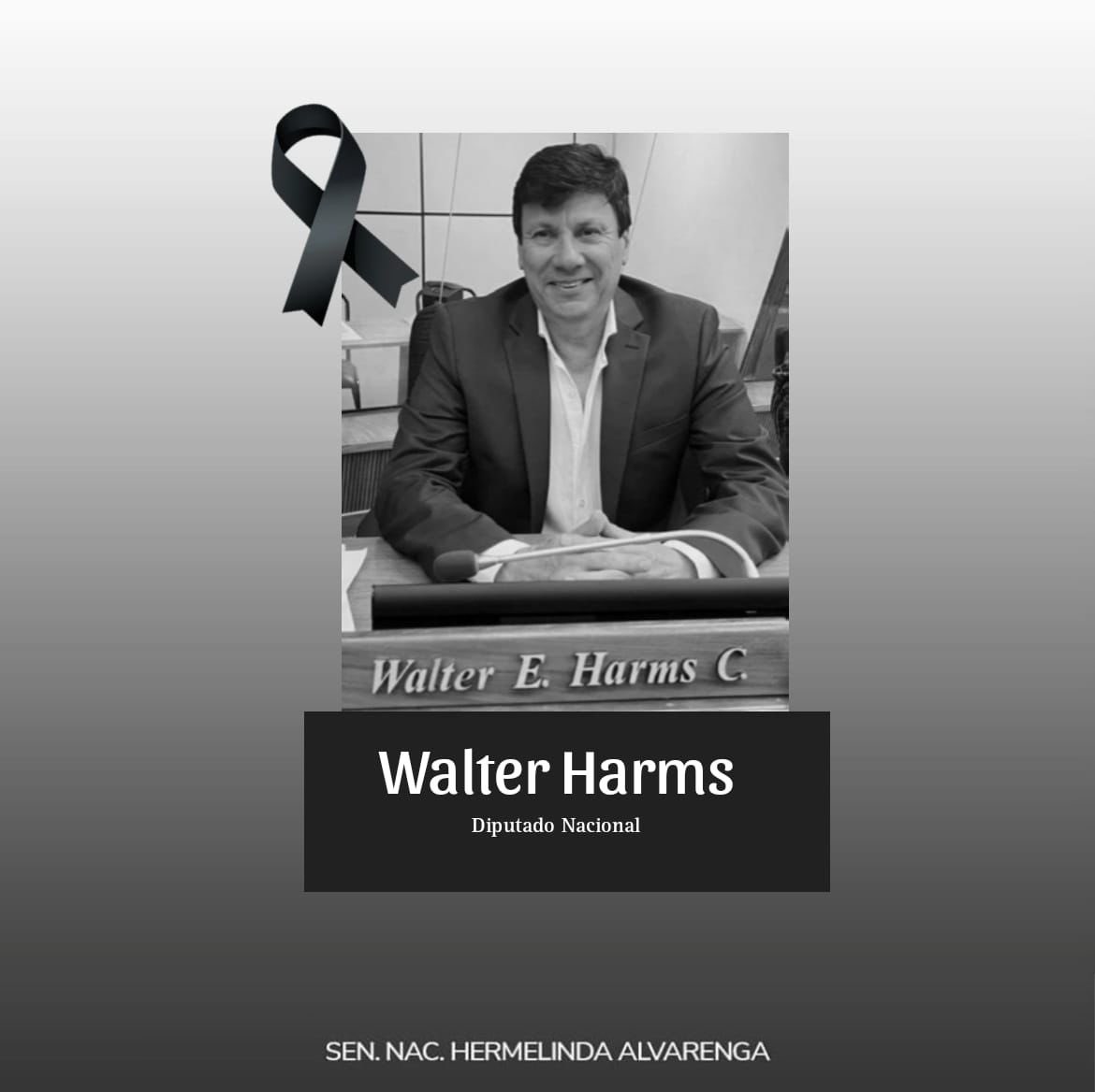 Mis sentidas condolencias a la familia Harms Vergara, mucha fortaleza. Una inesperada partida que nos deja a todos muy tristes. 
Pido una oración por su descanso eterno. Cristiana resignación! Q.E.P.D.
