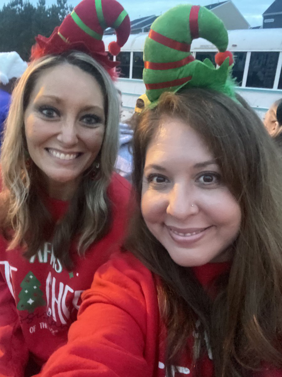 Apex Parade!  Had such a great time meeting so many amazing educators!   Thanks <a href="/AFMSPTSA/">AFMS Chargers PTSA</a> for the awesome hats!   Kept us warm when it got cooler!   
<a href="/jlallen83/">Jessica Allen</a> 
<a href="/AFMSChargers/">Apex Friendship Middle School</a> 
<a href="/ApexPSF/">Apex Public School Foundation</a>