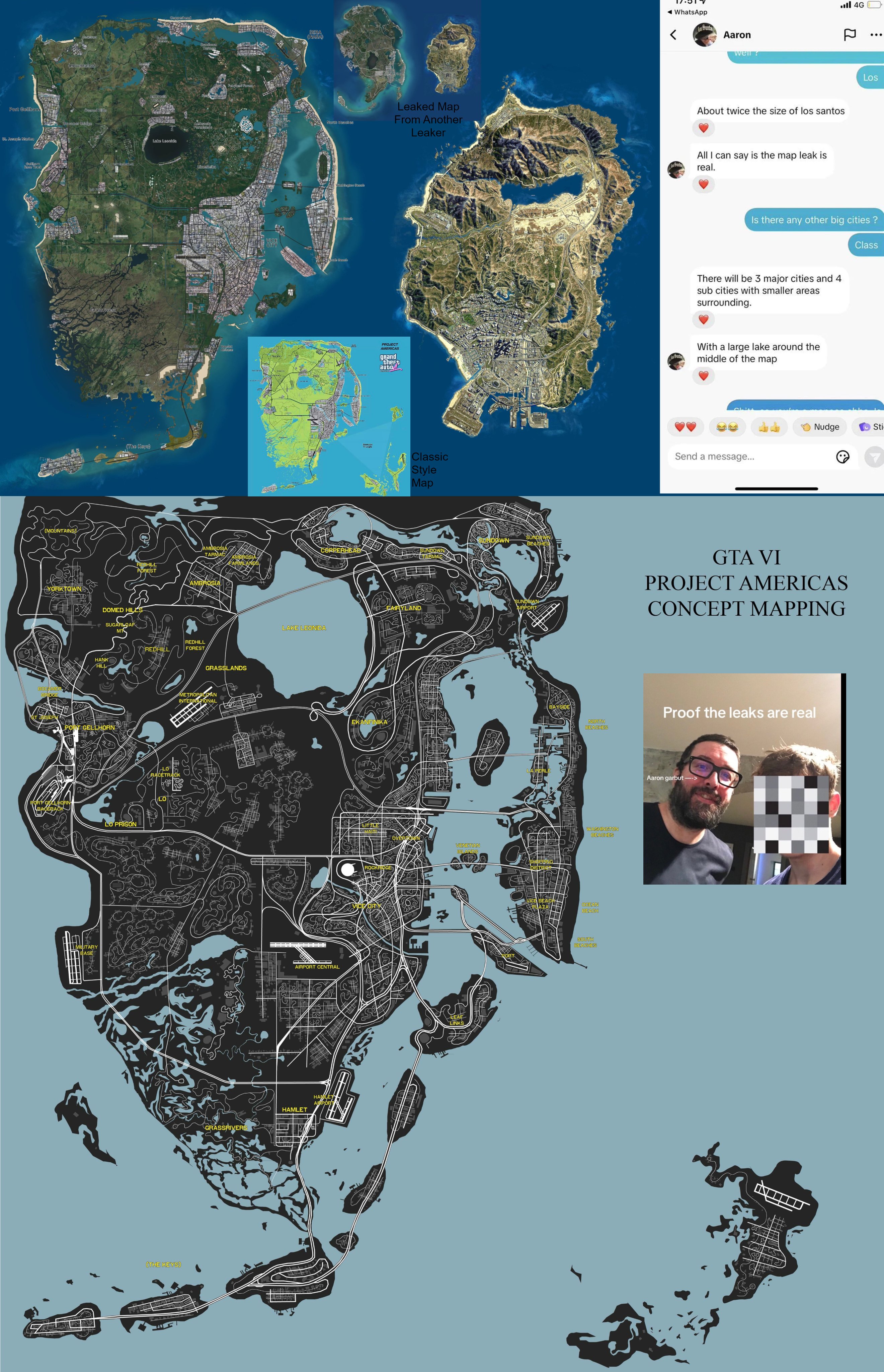 CraigyBoi on X: GTA 6 Map Leak Twice the size of Los Santos #GTA6 #GTA6MAP  #GTA6MAPLEAK #GTA6LEAKS #GTAVI  / X